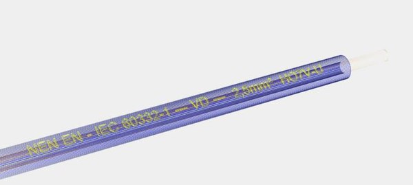 vd ho7v-u 450 750v 3d model - VD HO7V-U 450 750V 2,5 mm2 black.max by Cable Master